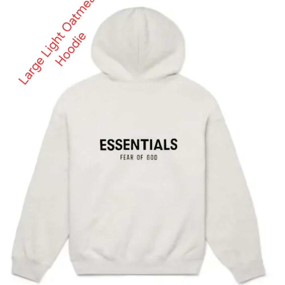 Fear of God Essentials Light Oatmeal Hoodie